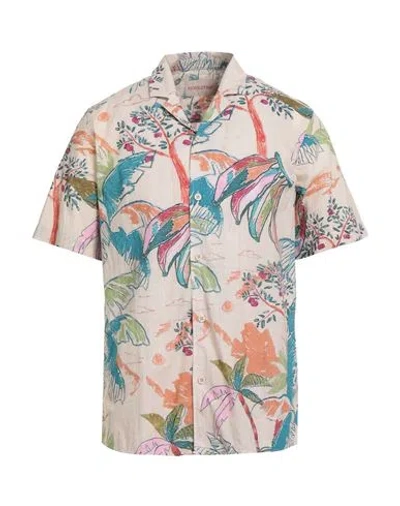 Revolution Man Shirt Blush Size L Organic Cotton In Multi