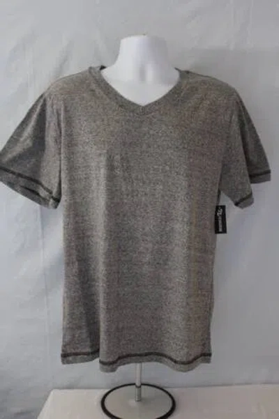 Pre-owned Revolution Mens Top T Shirt Size Small Short Sleeve Gray V Neck Casual Clothes Tee