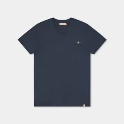 Revolution Navy 1365 Flo Regular T Shirt In Blue