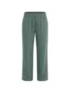 Revolution Now Drawstring Elasticated Trousers In Green