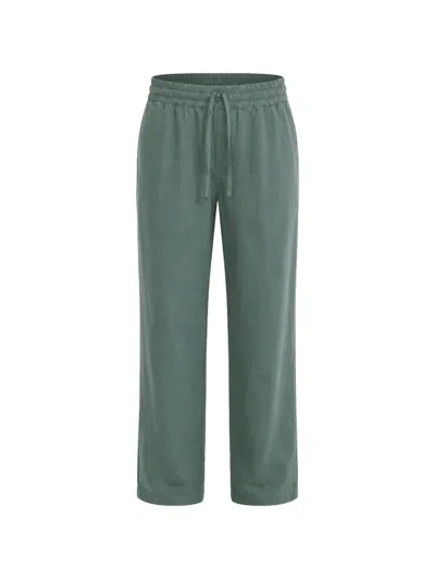 Revolution Now Drawstring Elasticated Trousers In Green