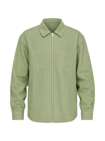Revolution Now Zip-up Chest-pocket Jacket In Green