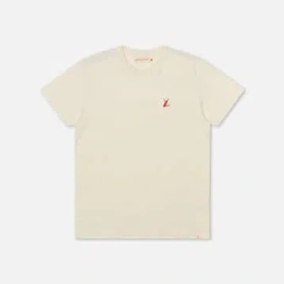 Revolution Offwhite Melange 1343 Sur Regular T Shirt In White