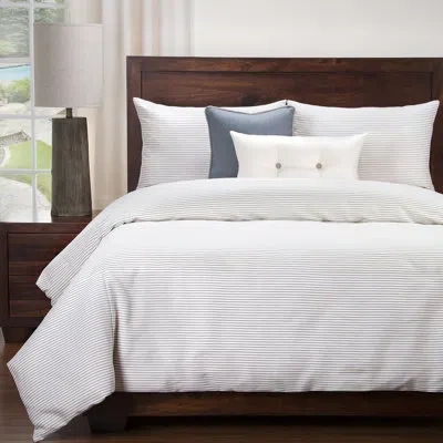 Revolution Plus Everlast Duvet Cover Set In White,gray