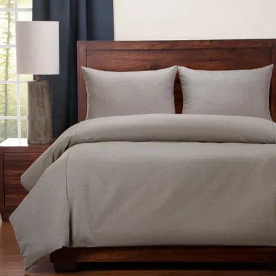 Revolution Plus Single Duvet Cover In Greige