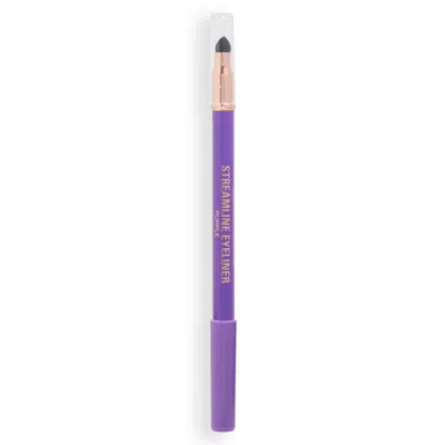 Revolution Streamline Waterline Eyeliner Pencil (various Shades) - Purple