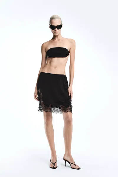 Revolve Los Angeles Alain Mini Skirt In Black