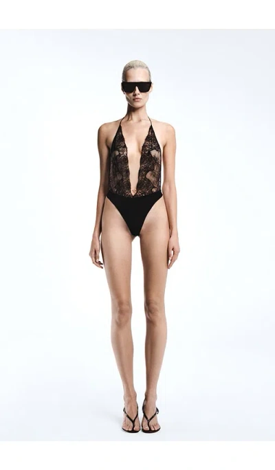 Revolve Los Angeles Alouette Bodysuit In Black