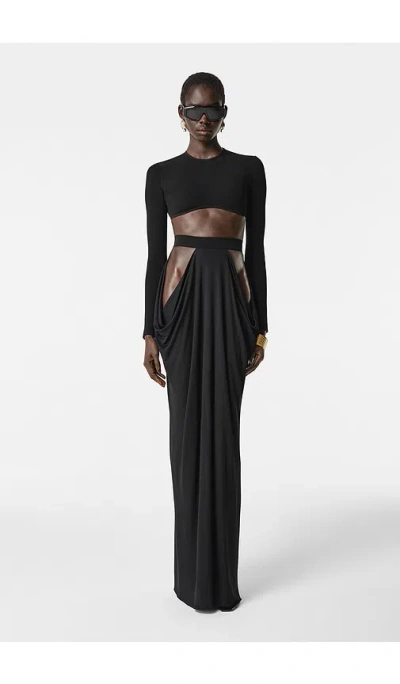 Revolve Los Angeles Aubin Maxi Skirt In Black