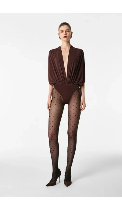 Revolve Los Angeles Chimere Bodysuit In Brown