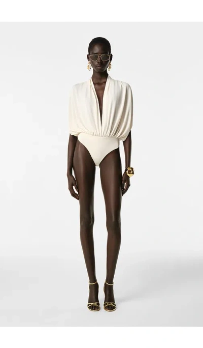 Revolve Los Angeles Chimere Bodysuit In White
