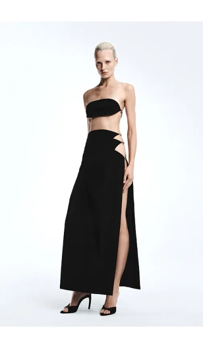 Revolve Los Angeles Elettra Crop Top In Black