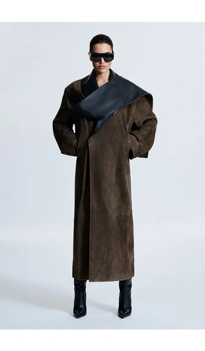 Revolve Los Angeles Esme Coat In Brown