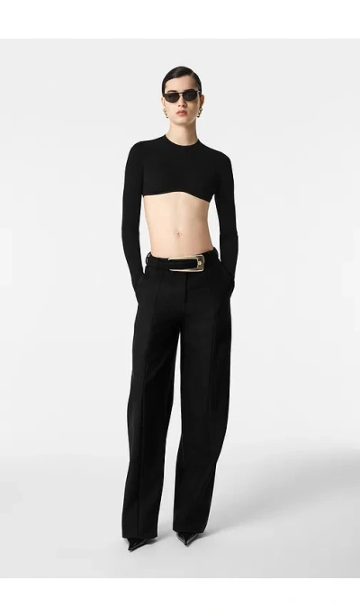 Revolve Los Angeles Jada Long Sleeve Top In Black