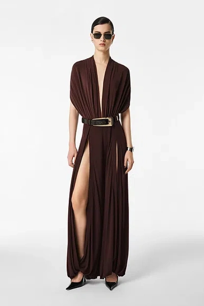 Revolve Los Angeles Kyrie Pant In Brown