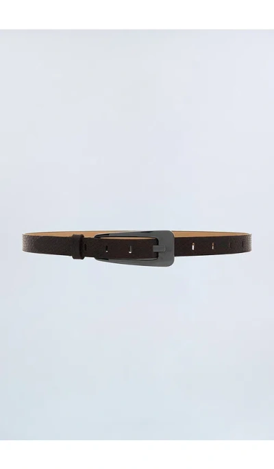 Revolve Los Angeles Mini Grande Belt In Burgundy
