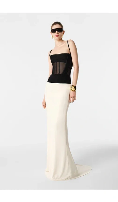 Revolve Los Angeles Nyah Floor-length Skirt In White