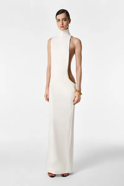 Revolve Los Angeles Raye Gown In White