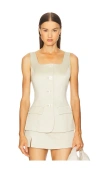 Revolve X Jj Vest Top In Gray