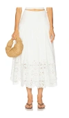 Revolve X Jj Wrap Skirt In Neutral