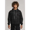 REVOLVER HOODIE WITH ALL-OVER SAND PRINT BLACK
