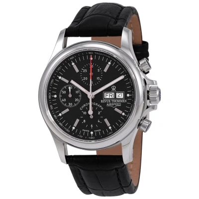 Revue Thommen Airspeed Chronograph Automatic Black Dial Men's Watch 17081.6534