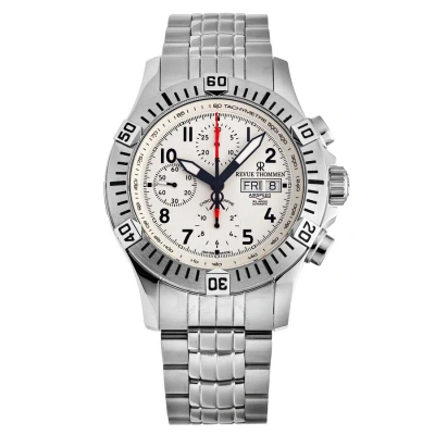 Revue Thommen Airspeed X Large Chronograph Automatic Men's Watch 16071.6122 In Black / Silver / White
