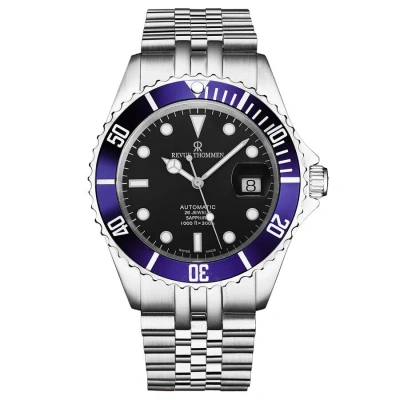 Revue Thommen Diver Automatic Black Dial Men's Watch 17571.2235 In Black / Blue