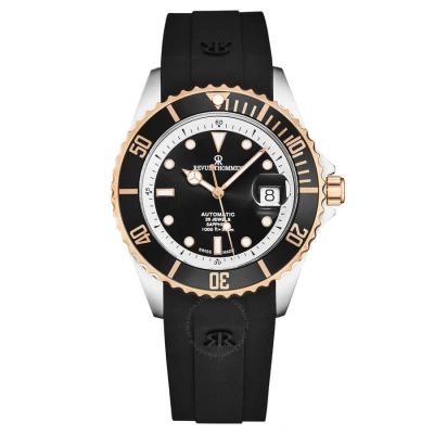 Revue Thommen Diver Automatic Black Dial Men's Watch 17571.2357 In Black / Gold Tone