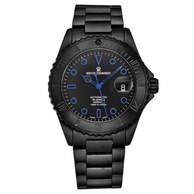 Revue Thommen Diver Automatic Black Dial Men's Watch 17571.2675 In Black / Blue
