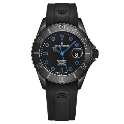 Revue Thommen Diver Automatic Black Dial Men's Watch 17571.2775 In Black / Blue