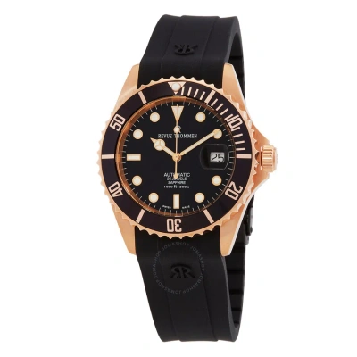 Revue Thommen Diver Automatic Black Dial Men's Watch 17571.2867 In Black / Gold Tone / Rose / Rose Gold Tone