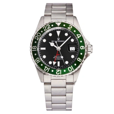 Revue Thommen Diver Automatic Black Dial Men's Watch 17572.2134 In Black / Green