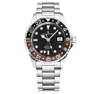 Revue Thommen Diver Automatic Black Dial Men's Watch 17572.2139 In Black / Brown