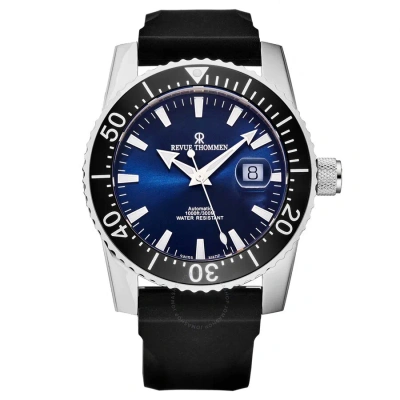 Revue Thommen Diver Automatic Blue Dial Men's Watch 17030.2525 In Black / Blue