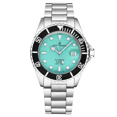 Revue Thommen Diver Automatic Green Dial Men's Watch 17571.2131 In Black / Green