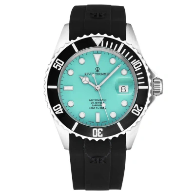 Revue Thommen Diver Automatic Green Dial Men's Watch 17571.2831 In Black / Green