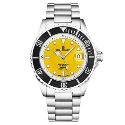 Revue Thommen Diver Automatic Men's Watch 17571.2430 In Black / Yellow
