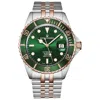 Revue Thommen Diver Men's Watch In Green