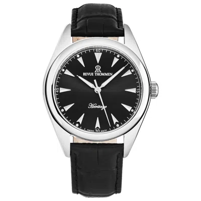 Revue Thommen Heritage Men's Watch In Black