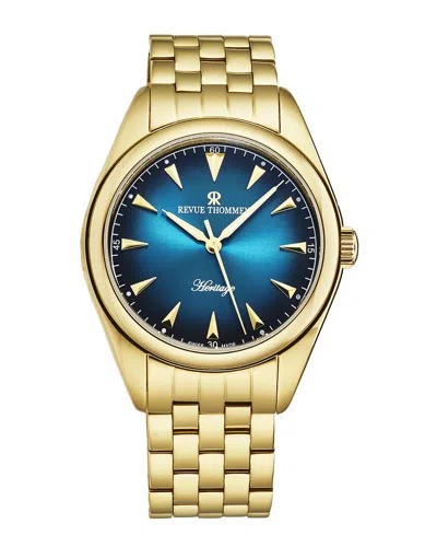 Revue Thommen Men's Heritage Watch In Gold