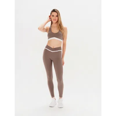 Revyve Active V-sculpt Legging In Brown