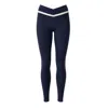 Revyve Active Women's Blue / White Signature V-sculpt Midnight / White Leggings In Blue