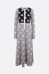 Reward If Found Star-print Button-front Dress In Starmix