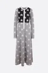 Reward If Found Star-print Button-front Dress In Starmix
