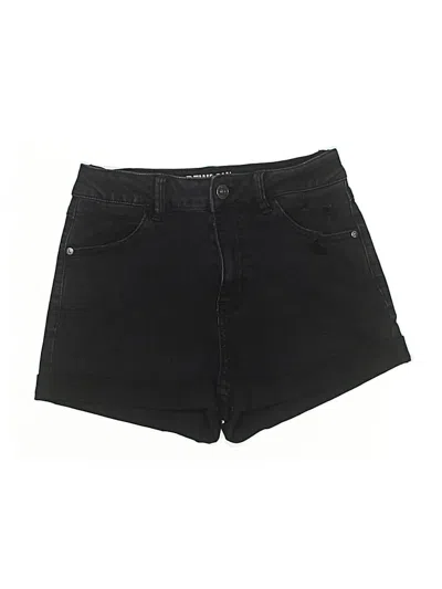 Pre-owned Rewash Denim Shorts In Black