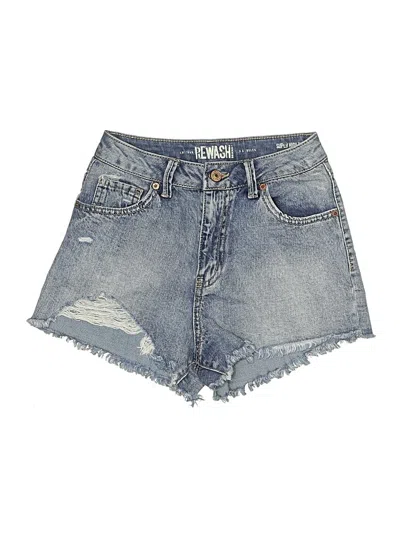 Pre-owned Rewash Denim Shorts In Blue