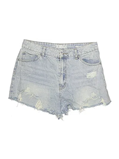 Pre-owned Rewash Denim Shorts In Blue
