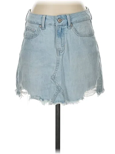 Pre-owned Rewash Denim Skirt In Blue