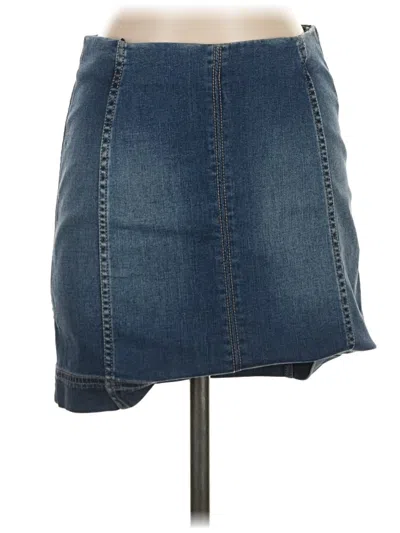 Pre-owned Rewash Denim Skirt In Blue
